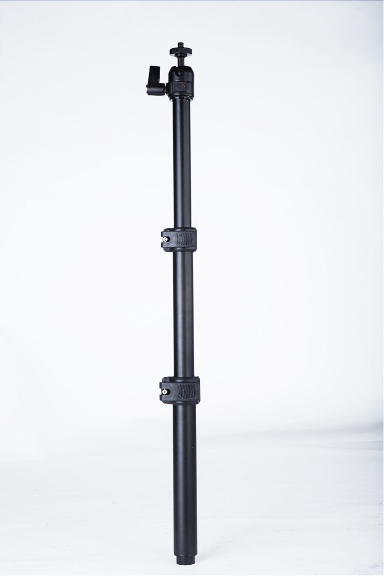 曼比利三节铝合金伸缩管,收缩连接管,伸缩杆支架带云台,定制