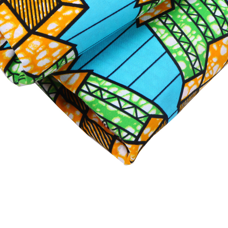 Foreign Trade Supply African Printed Cloth African Batik Duplex Printing Fabric Cotton Wax Printing Factory Supply