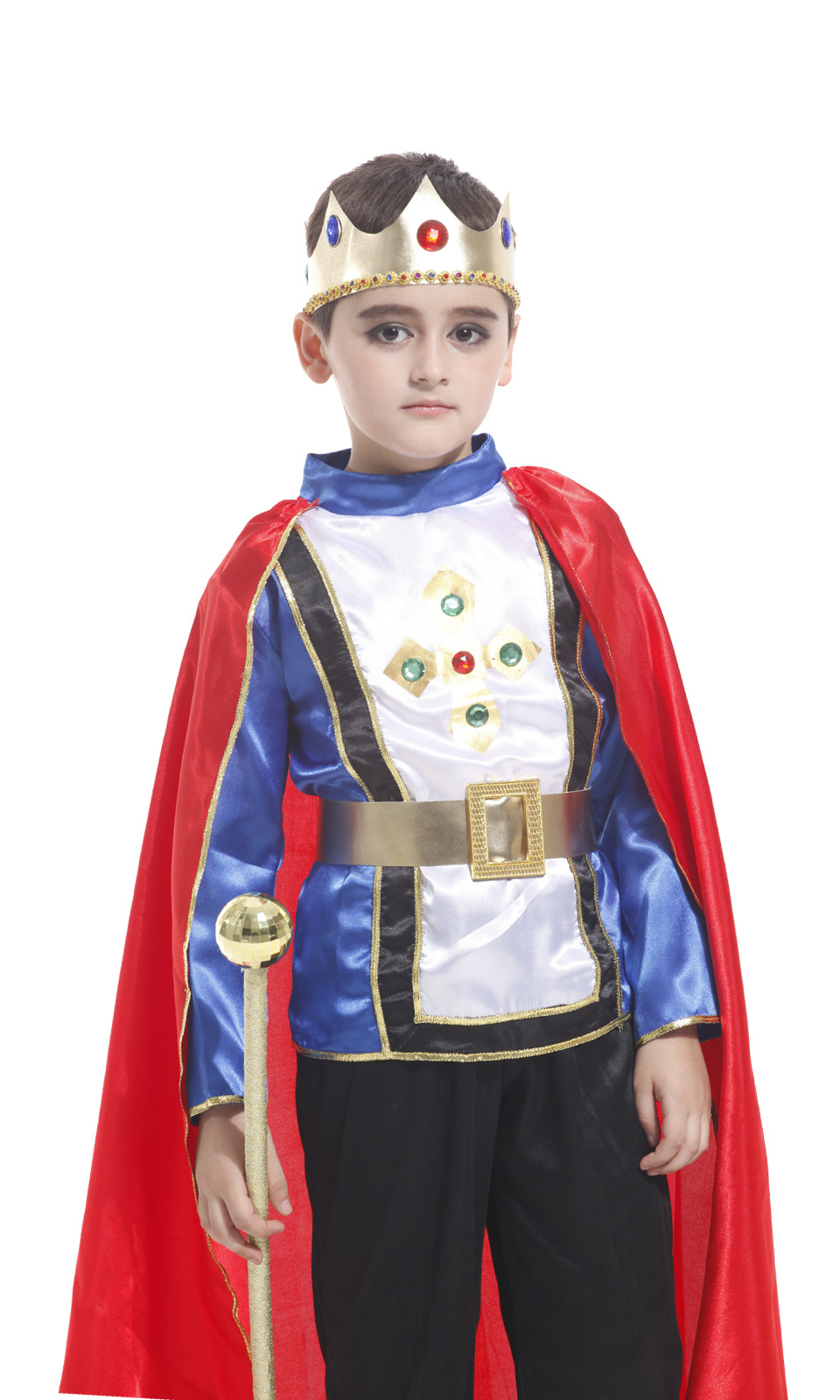 万圣节儿童演出服 王子装扮表演服 化妆舞会阿拉伯王子服 b-0057