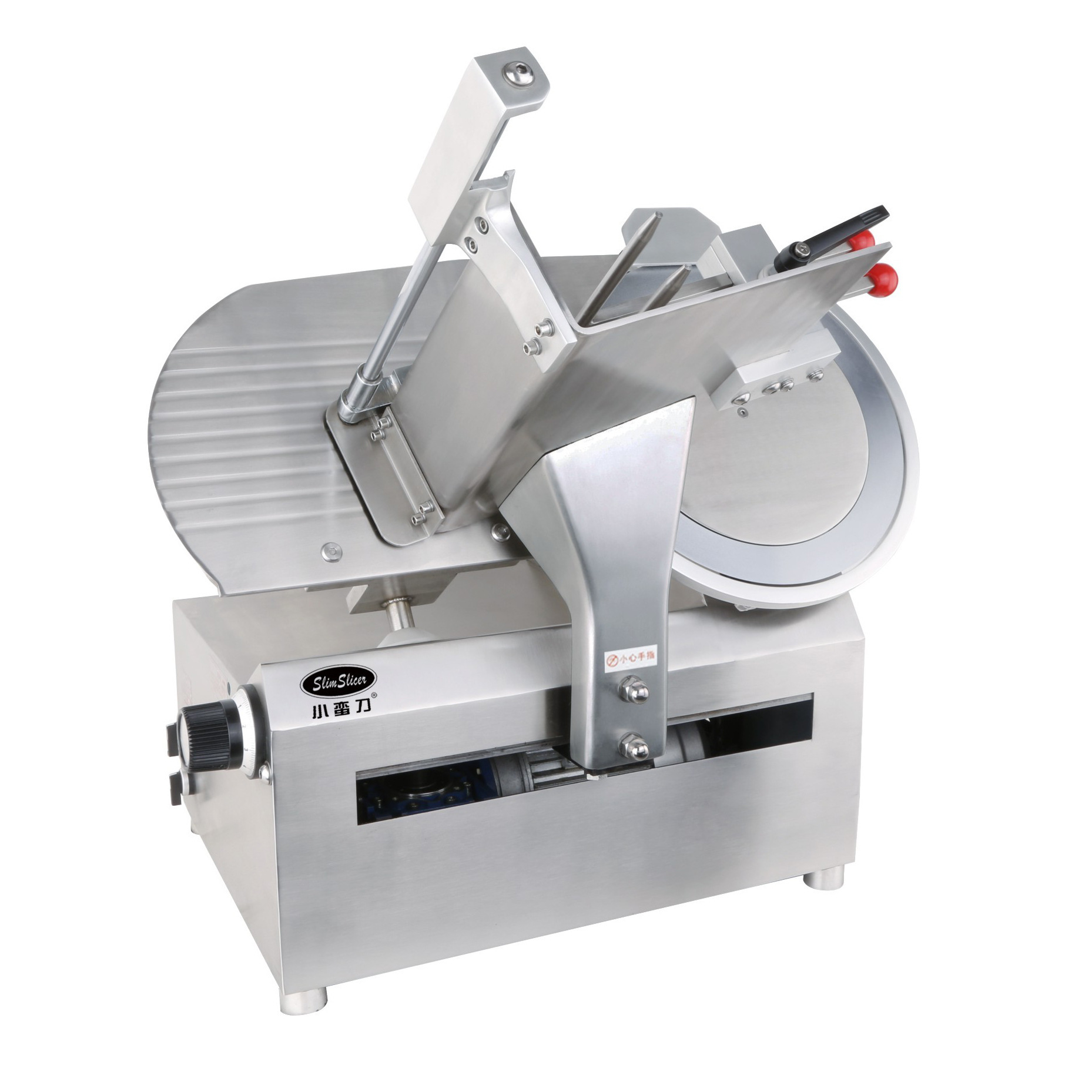 不锈钢全自动切片机商用 火锅店14寸切肉肥牛刨片机羊肉卷刨肉机