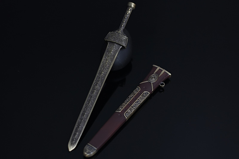 楚乔传轩辕剑影视周边中国古汉剑武器轩辕剑22厘米合金武器不可刃