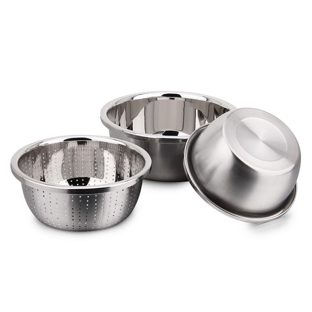 不锈钢欧式调料缸 反边调料缸 两件套三件套盆 不锈钢高边调料缸