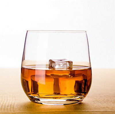 kbox德国工艺制造高光透亮无铅水晶杯茶水杯威士忌杯水杯圆底威杯