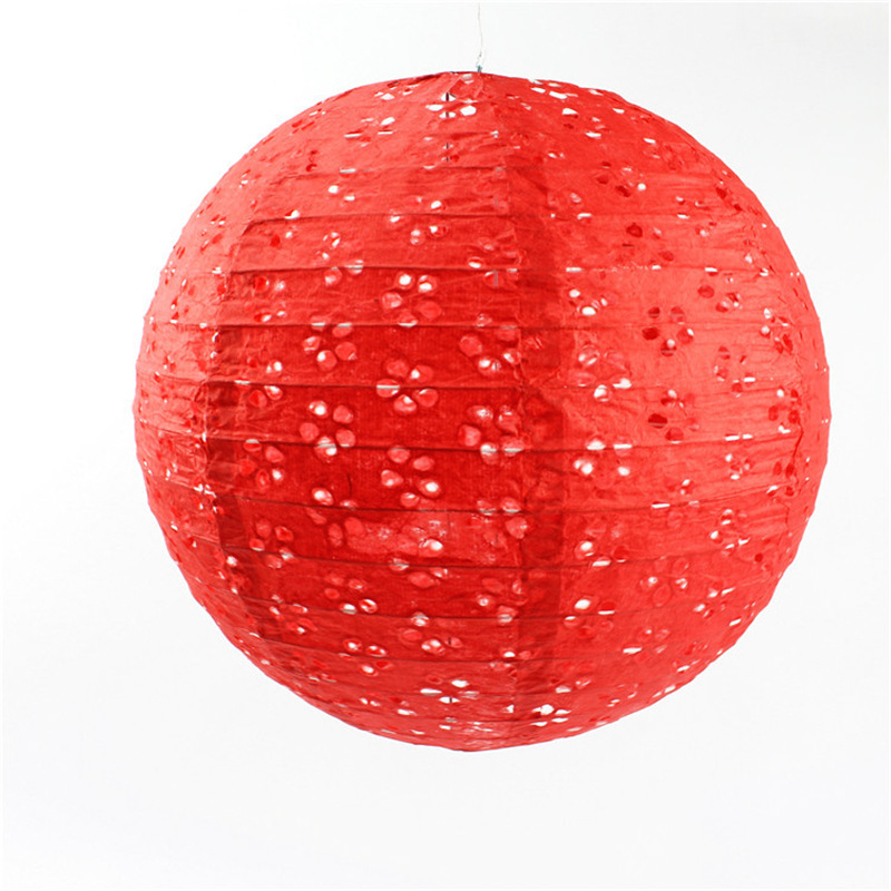 新款镂空纸灯笼吊顶装饰手工灯笼灯创意婚庆路引婚房布置厂家现货