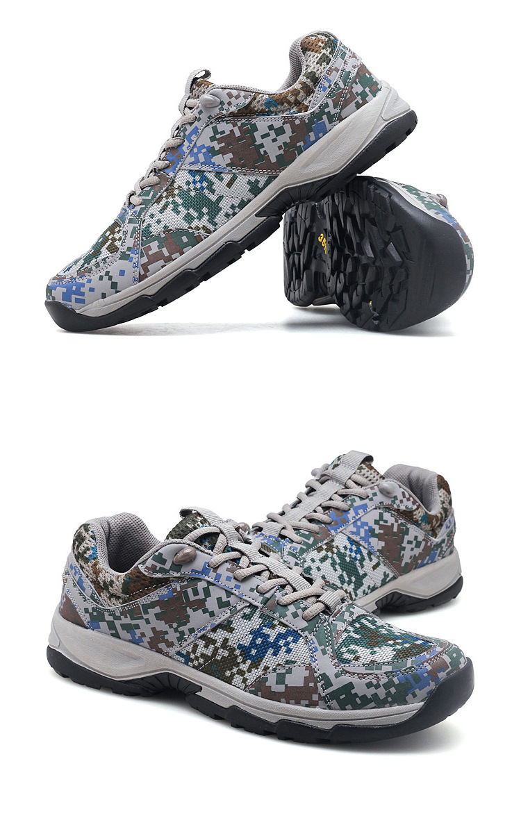 2019迷彩作训鞋男女军鞋 户外耐磨超轻跑鞋训练鞋运动跑步鞋45码