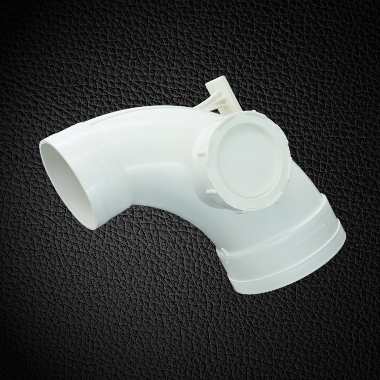 山东圣大管业pvc 110 同层 大曲率底部异径弯头 降噪 排水管件 消