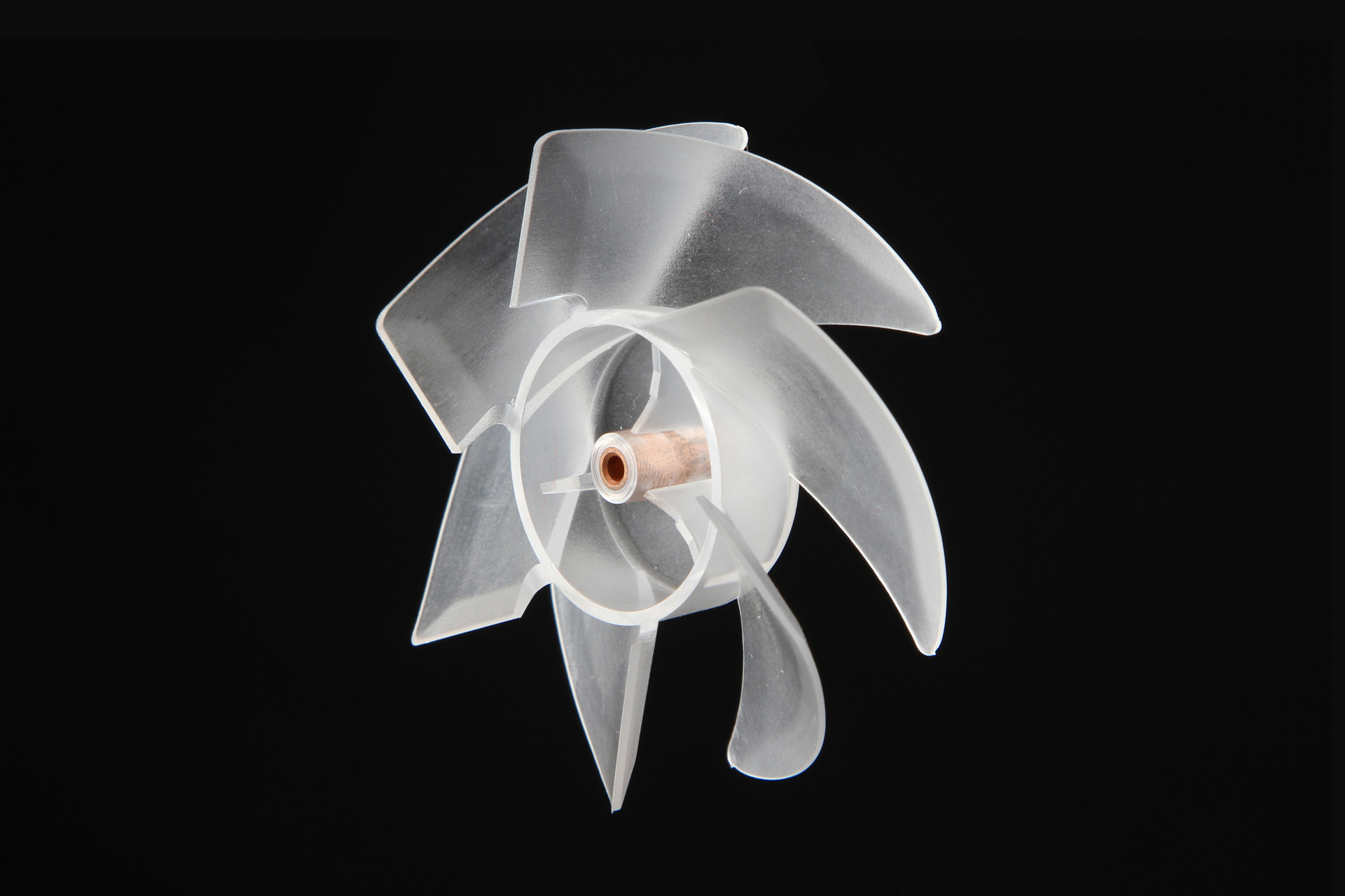 吹风机平衡风叶塑料叶 大风力超静音配件风叶高质量小六叶