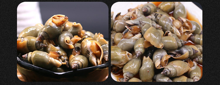 青岛特色麻辣翡翠螺 麻辣海青螺 即食海鲜酒店供应 厂家直销450g