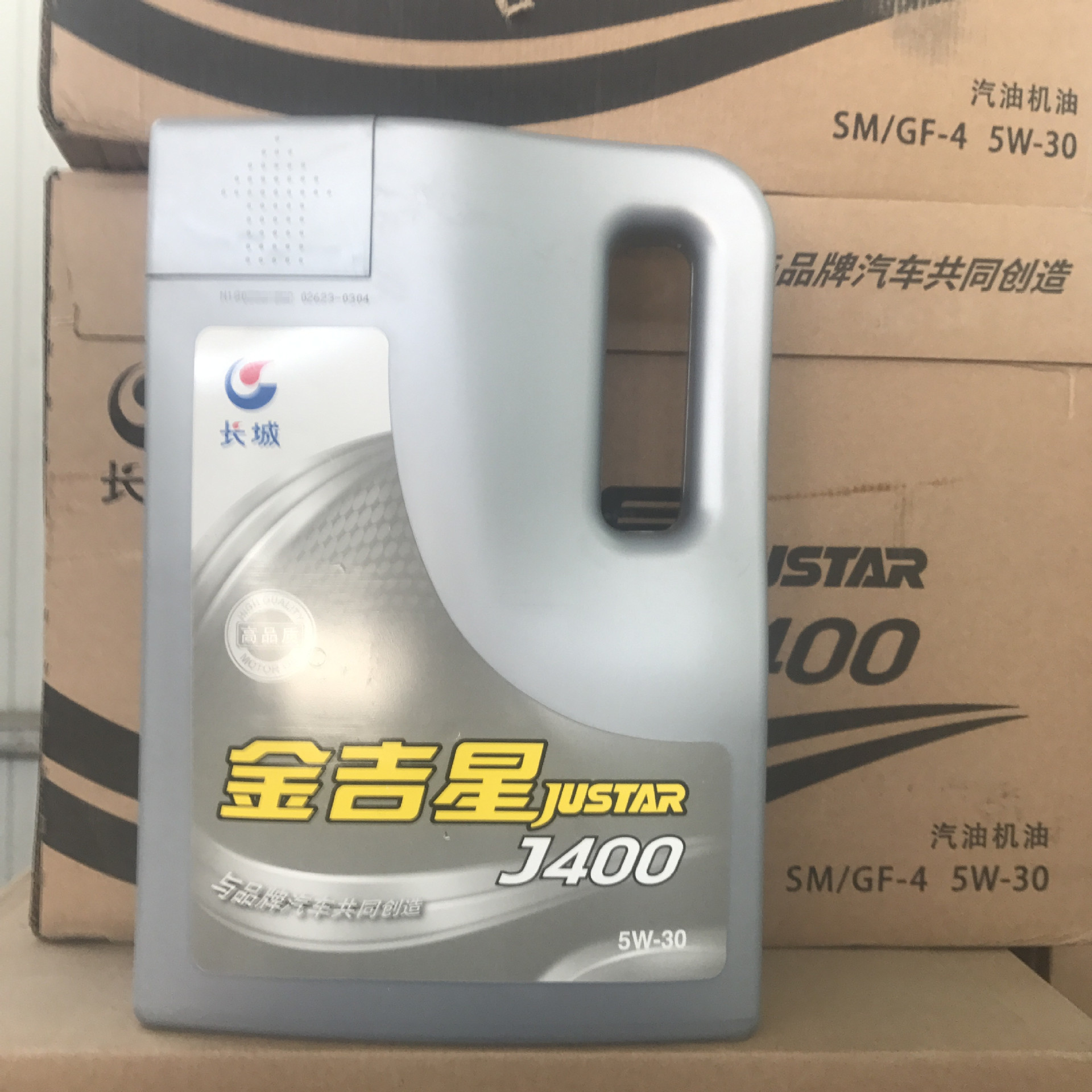 长城金吉星j400 sm/gf-4 5w-30汽油机油 发动机润滑油4l/桶6桶/箱