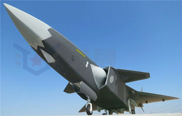 大比例迷彩歼20仿真1.7米国产三代战斗机模型 三代隐形战机飞机