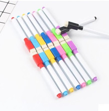 水性环保笔笔白板笔带彩色笔可擦小号磁性厂家直销多白板色笔刷批