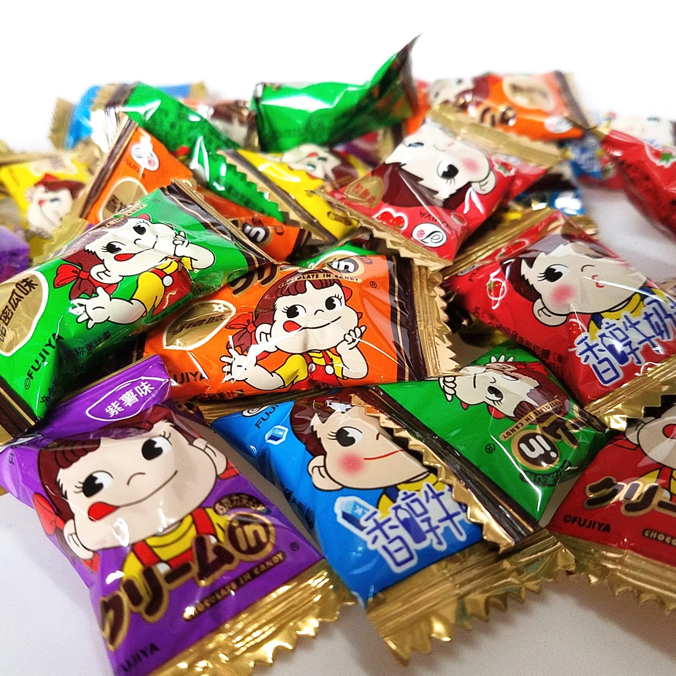 不二家糖果散装系列奶糖婚庆喜糖1斤约110颗