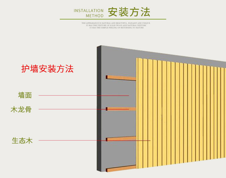 集成吊顶 生态木吊顶 204大长城 家装墙板