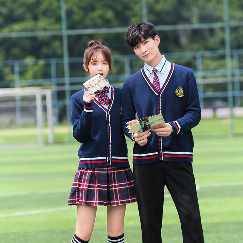 校服套装韩版学院风套装校服小学初高中班服jk制服运动会表演服装