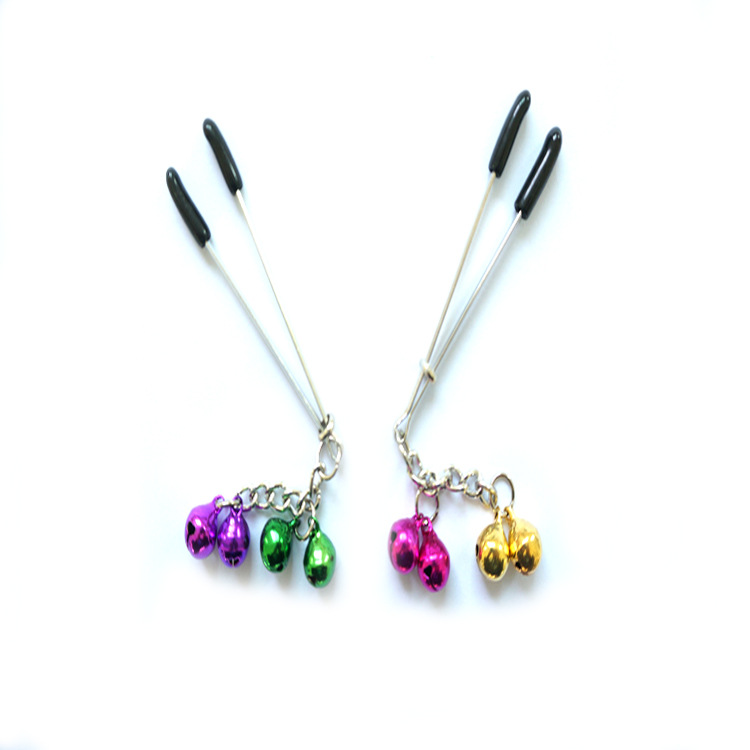 成人情趣用品双铃铛长乳夹宝贝调情另类玩具夹子厂家一手货源热卖