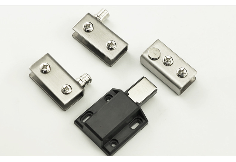 家具五金批发 玻璃门磁碰反弹双碰磁吸不锈钢单碰 玻璃磁碰门碰