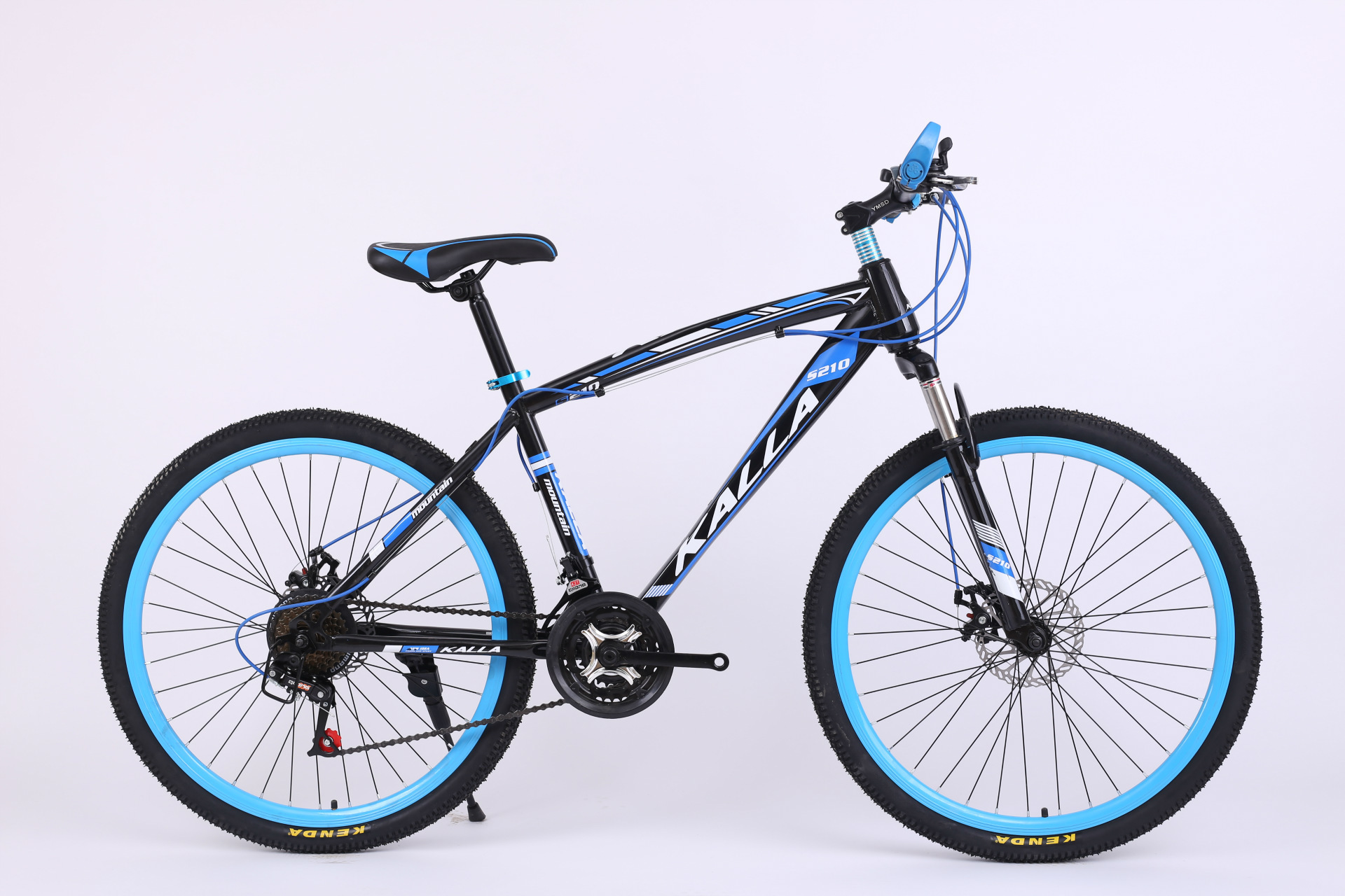 森林狼26寸山地车自行车21速双碟刹减震山地自行车活动礼品自行车