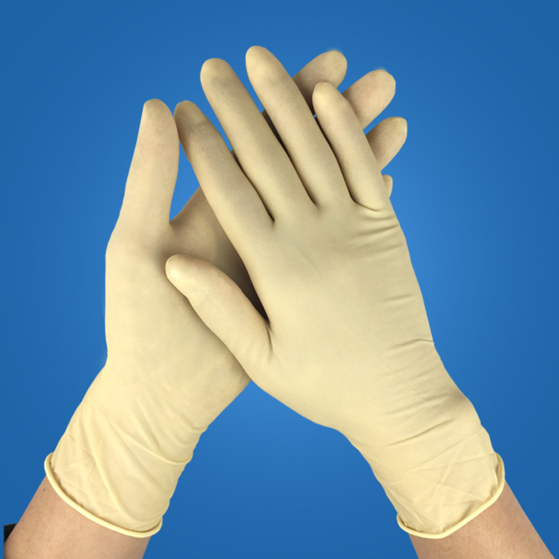 乳胶手套_一次性乳胶手套家务手术医用无尘防水防油手套批发 - 阿里巴