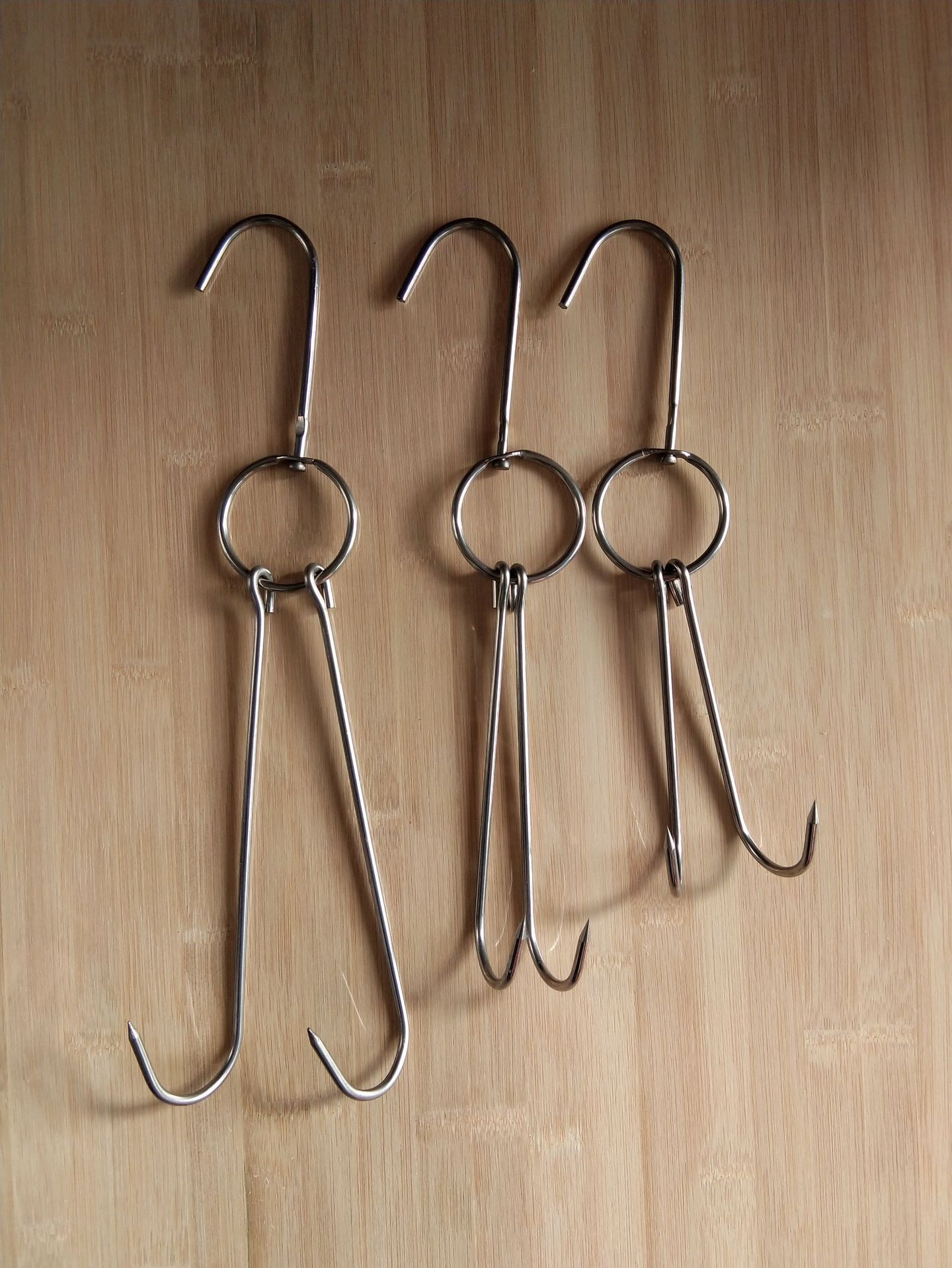 厂家直供焕兴牌不锈钢4厘烧腊环烧鸡环烧肉钩市场专用钩