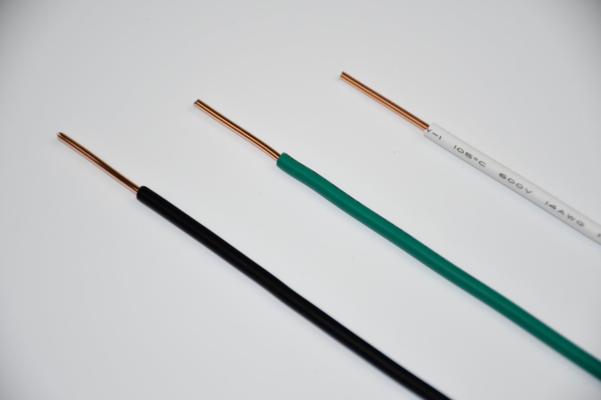 14awg单芯线 1015 14#单股铜芯电子线