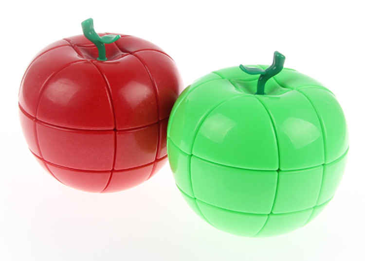 【永骏苹果魔方储蓄罐装】异形3阶三阶魔方益智儿童成人玩具礼物