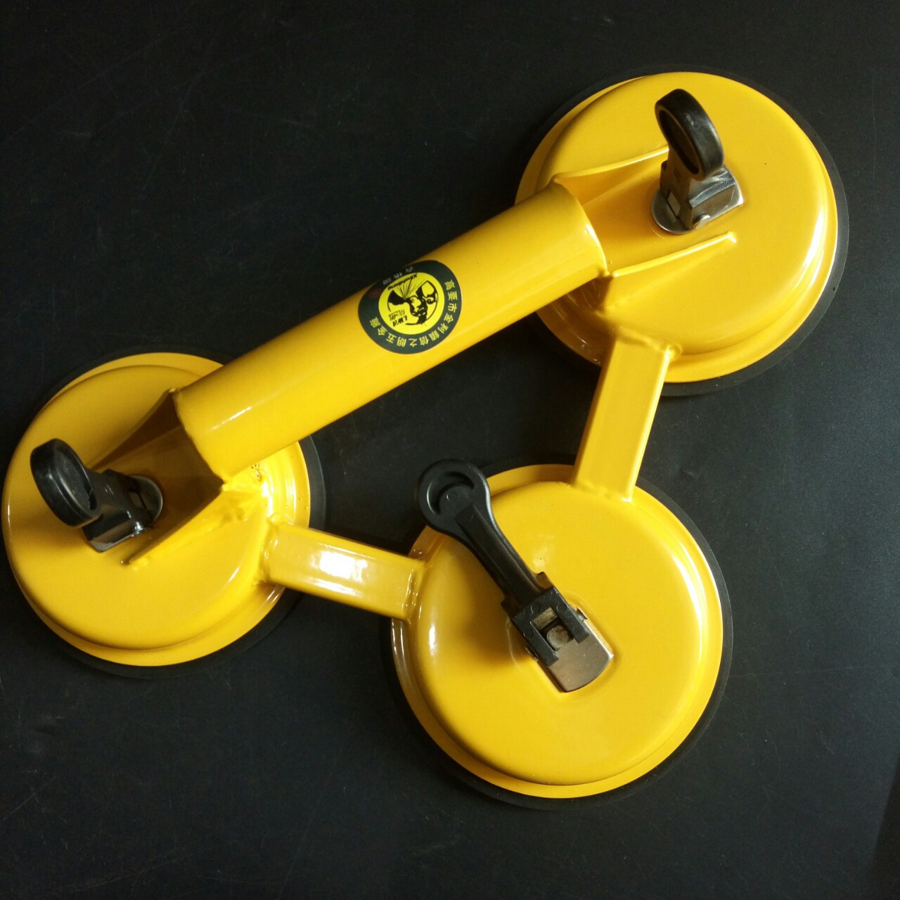 吸盘黄色(三爪吸盘)磁砖地板吸提器圆形玻璃吸盘-阿里巴巴