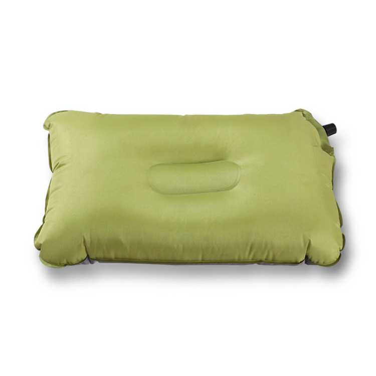 自动充气枕头厂家订做户外野营露宿旅行户外枕头午睡充气方形枕头
