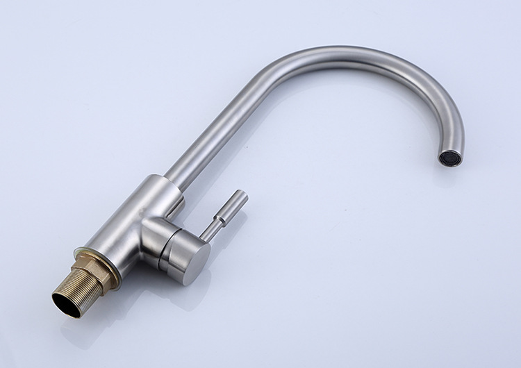 304圆三通水龙头 冷热混水龙头菜盆可旋转厨房龙头卫浴五金热卖