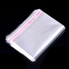 现货批发OPP袋不干胶自粘袋透明塑料袋防尘密封收纳袋服装包装袋