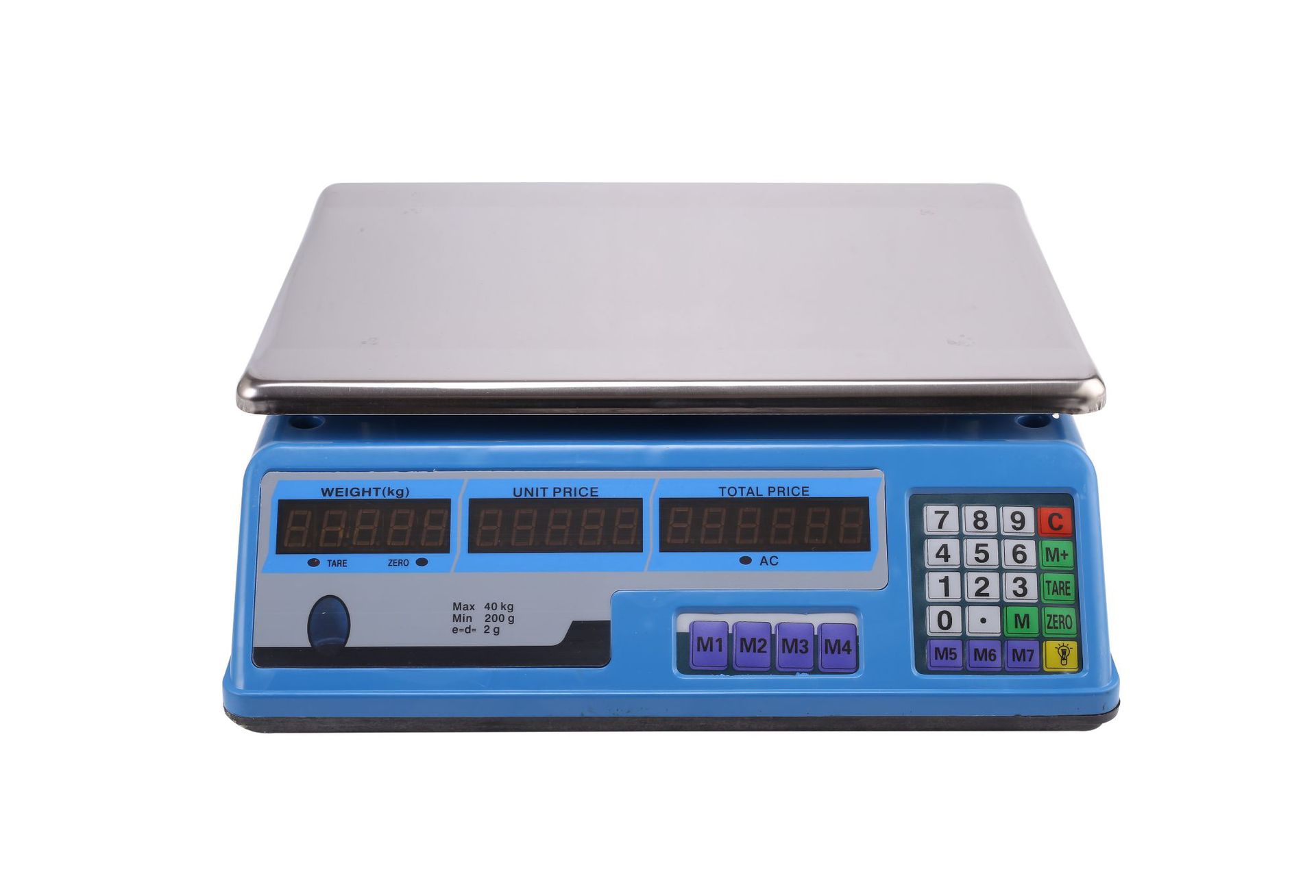 精准电子计价秤30kg台秤计重秤水果厨房称英文外贸新科力电子台秤