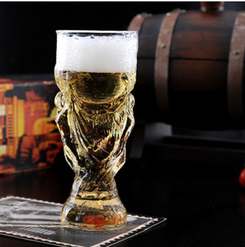 大号 大力神啤酒杯 创意酒杯个性玻璃杯子 时尚透明玻璃饮料杯