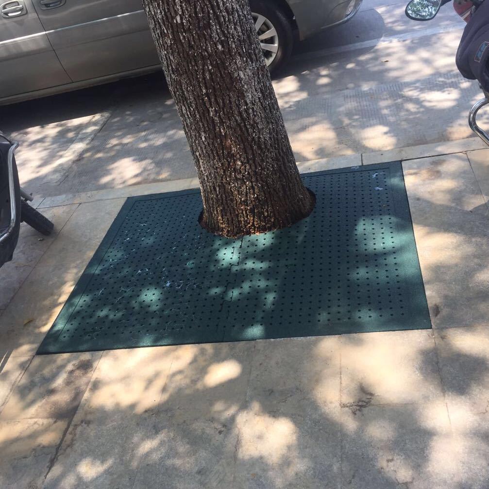 可定制环保橡胶树池盖板,护树板,树篦子