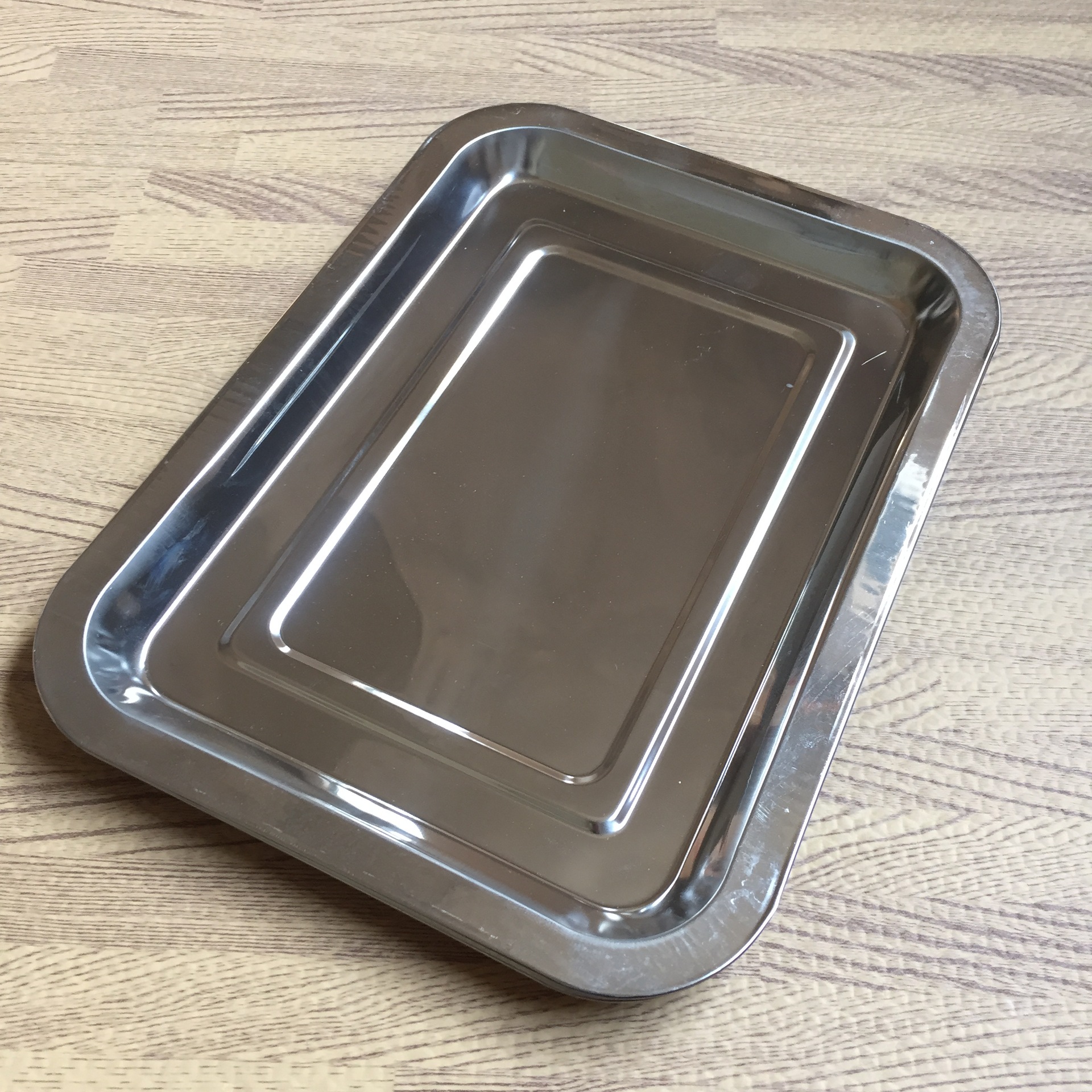 不锈钢小方盘 平底小餐盘 两元厨房地摊货源 2元商品临沂义乌批发