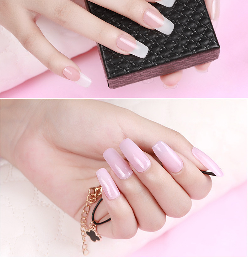 指妃美甲延长胶 15g罐装可卸模型胶延长胶指甲胶光疗胶 可定制oem