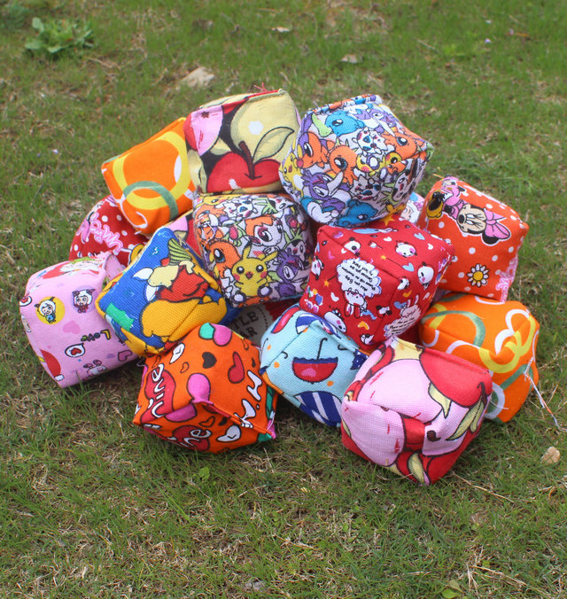 沙包 儿童小沙包加厚帆布荞麦小沙包 幼儿园儿童卡通沙包抛投玩具