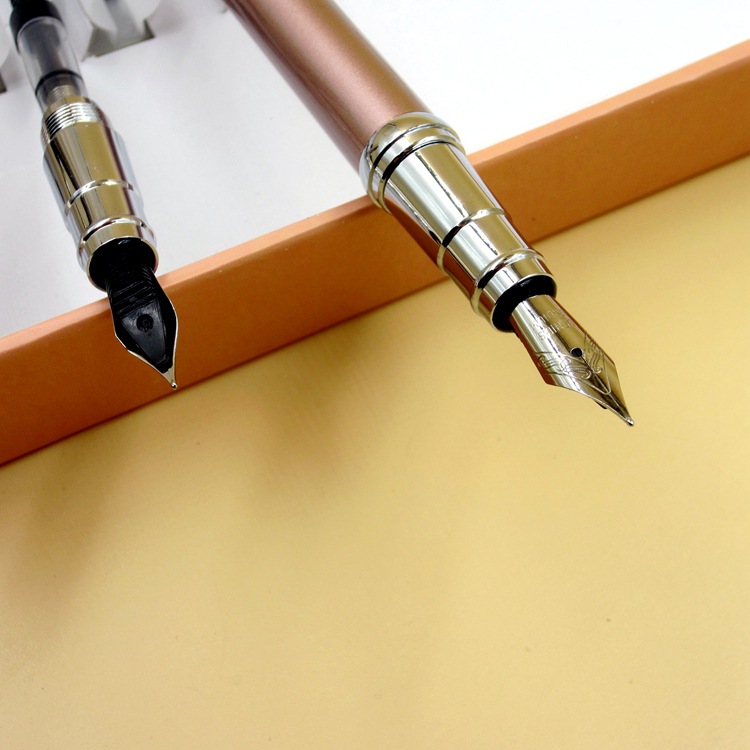 6257#大明尖钢笔 厂家直销 办公签字学生练字纪念礼品钢笔