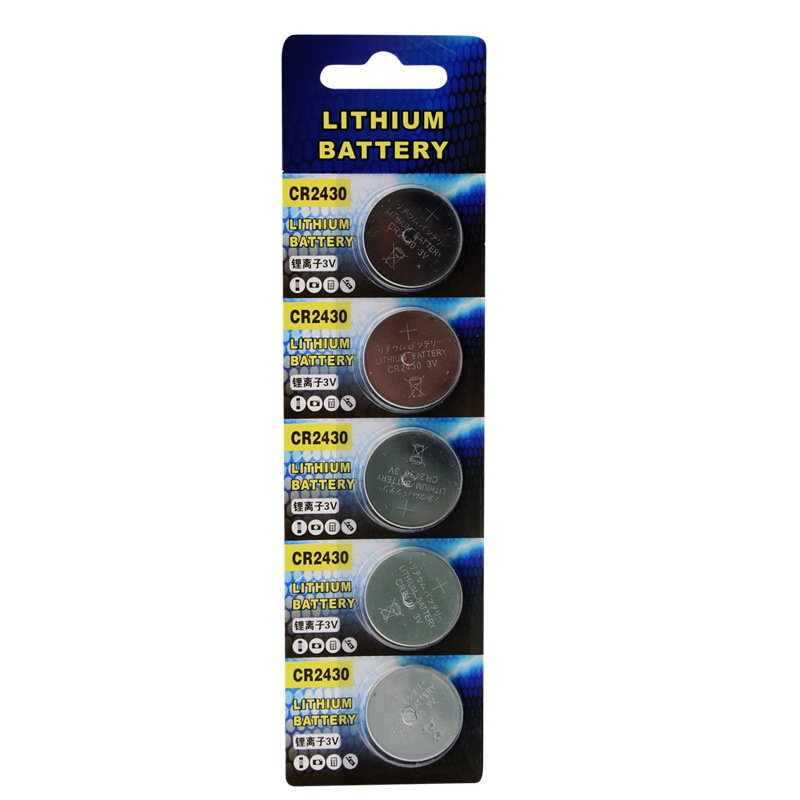 cr2430纽扣电池3v锂电池沃尔沃xc60遥控钥匙电池圆形3v纽扣电池