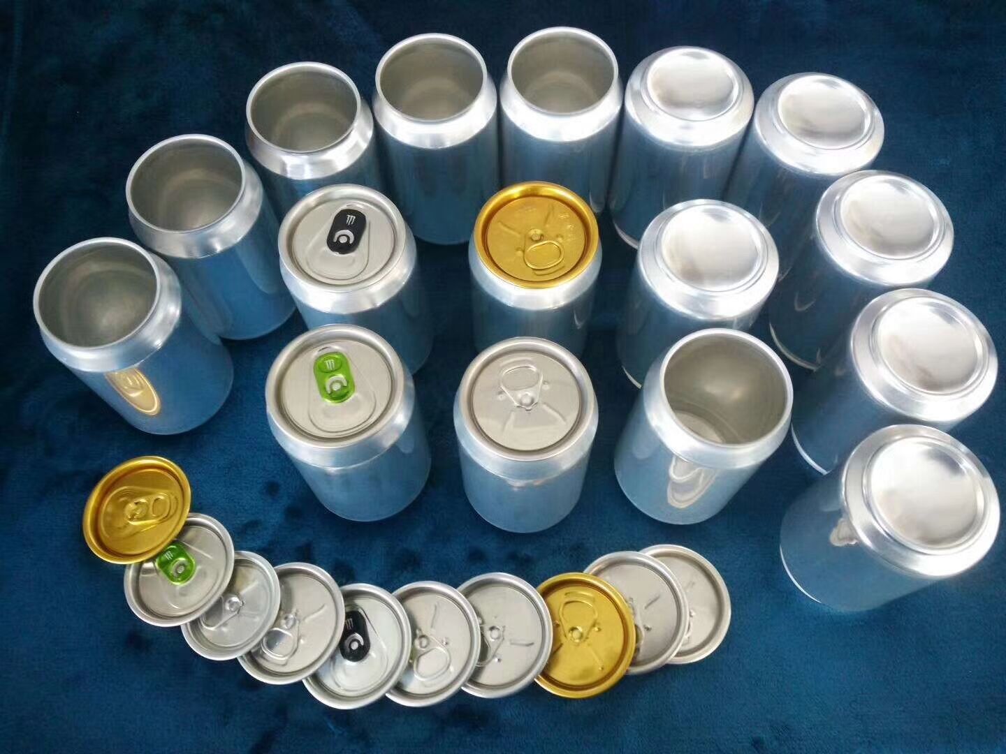厂家定制500ml铝制可乐罐饮料罐 热转印涂层啤酒罐食品易拉罐