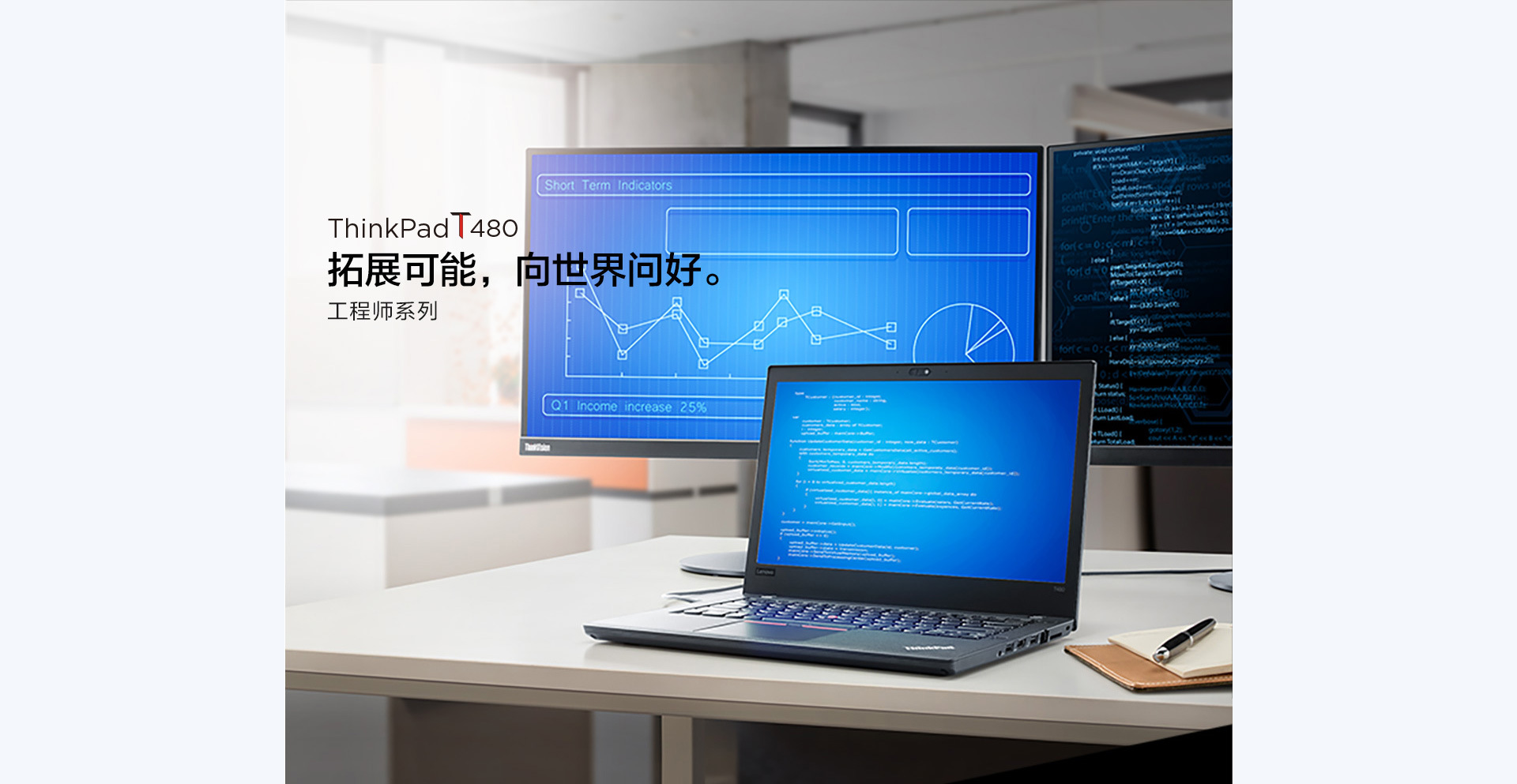 联想thinkpad t480 i5-8250u/8gb/256gb 14英寸轻薄笔记本电脑