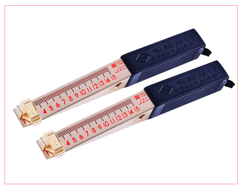 南方jzc楔形游标塞尺0-15mm缝隙平整度工程检测尺验房检测塞尺