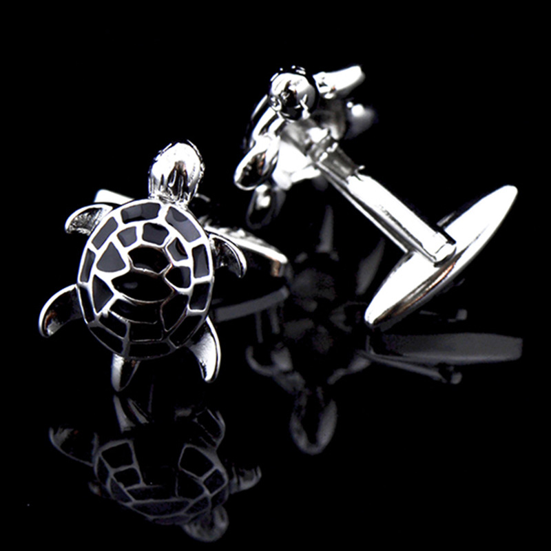 英博海龟袖扣袖钉法式珐琅乌龟纽扣953cufflinks/动物造型991876