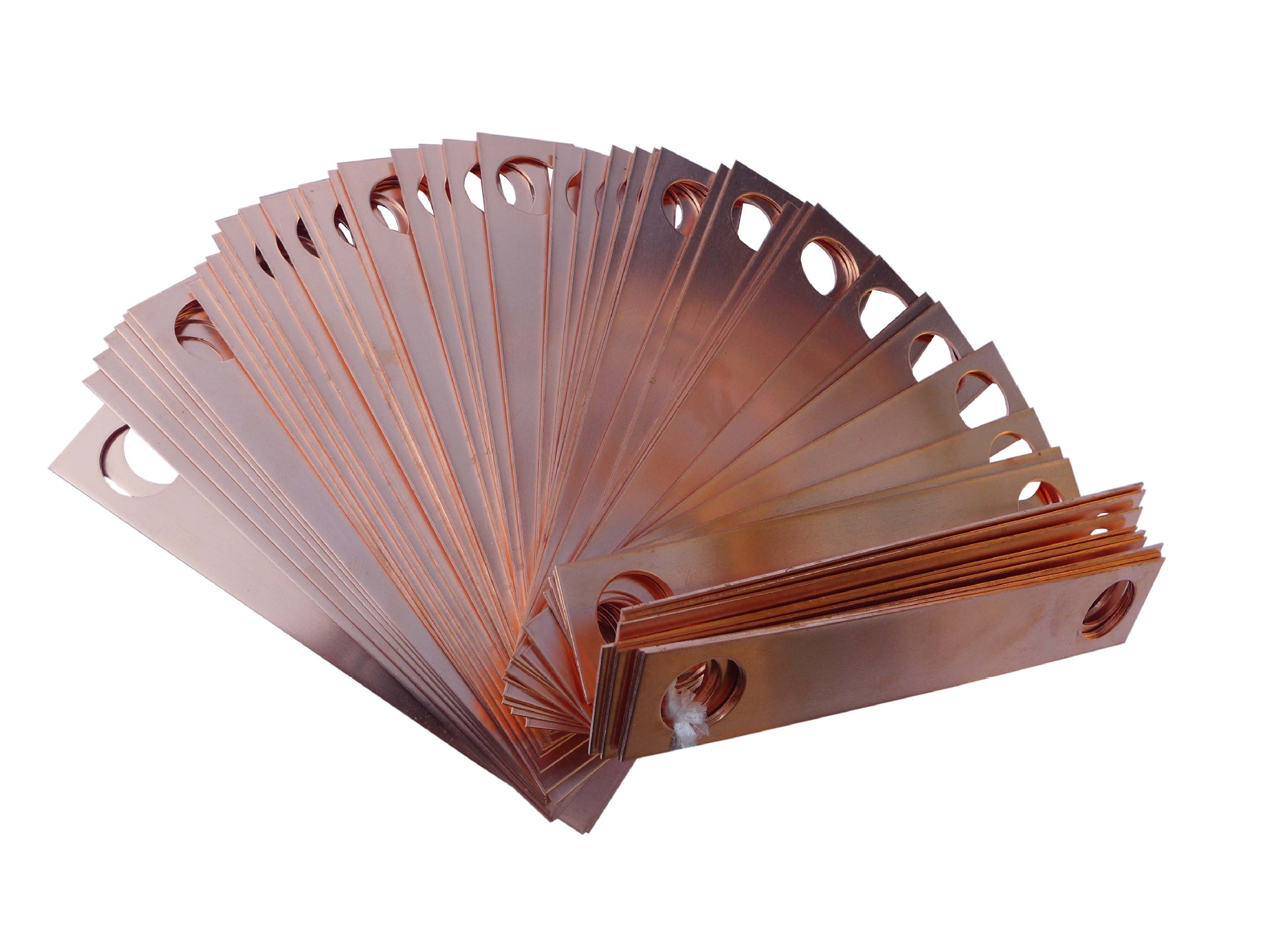 法兰静电跨接铜片纯铜法兰跨接线紫铜静电连接片法兰静电连接片