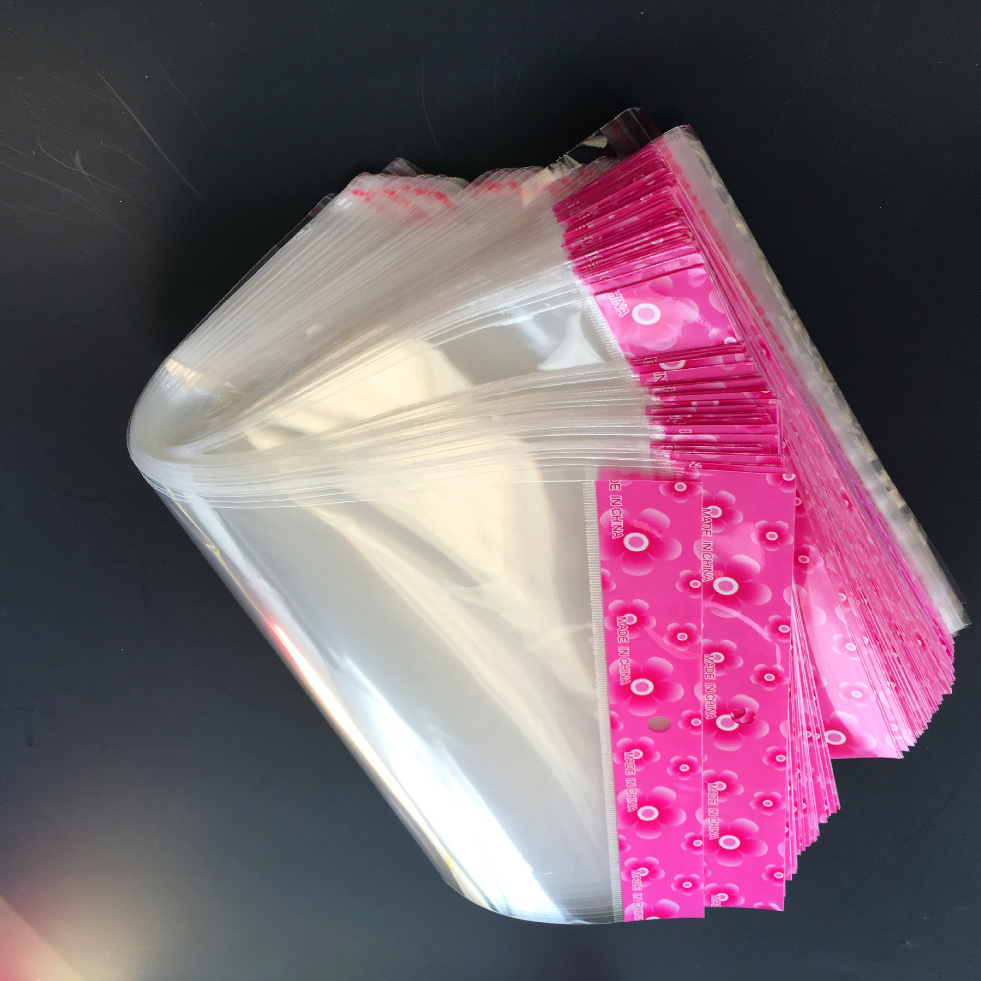 透明opp袋子 不干胶自粘胶袋 塑料袜子服装包装袋封口袋定制印刷