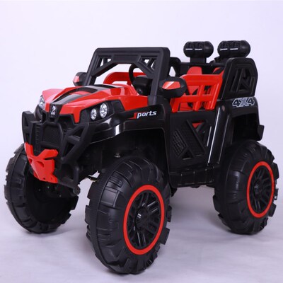 儿童电动车四轮汽车1-7岁小孩玩具车带遥控四驱越野车可坐人童车