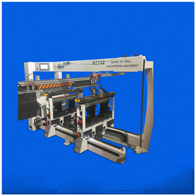 青岛厂家出售板式家具打孔木工机械 翻转式双排三排钻木工多排钻