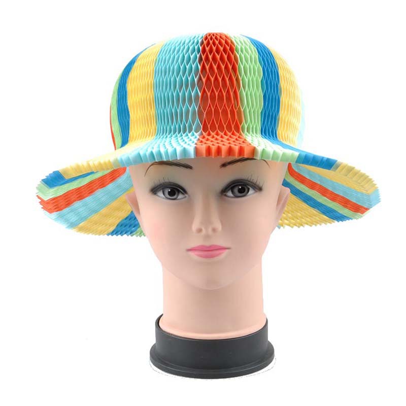 旅游景点百变花瓶帽 魔术百变折叠纸帽子普通款 旅游地滩热卖