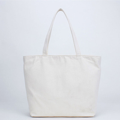 亚马逊热销帆布袋空白现货涤棉环保麻绳手提棉布袋定制可加印logo