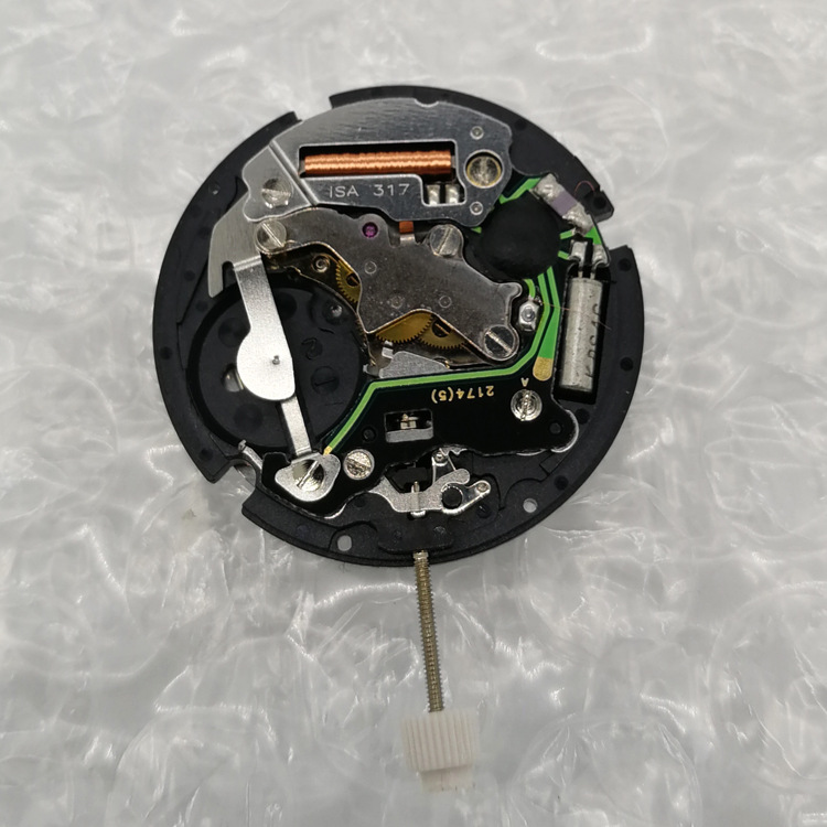 全新原装瑞士机芯 isa 317 石英机芯 手表配件机芯 双日历3点位