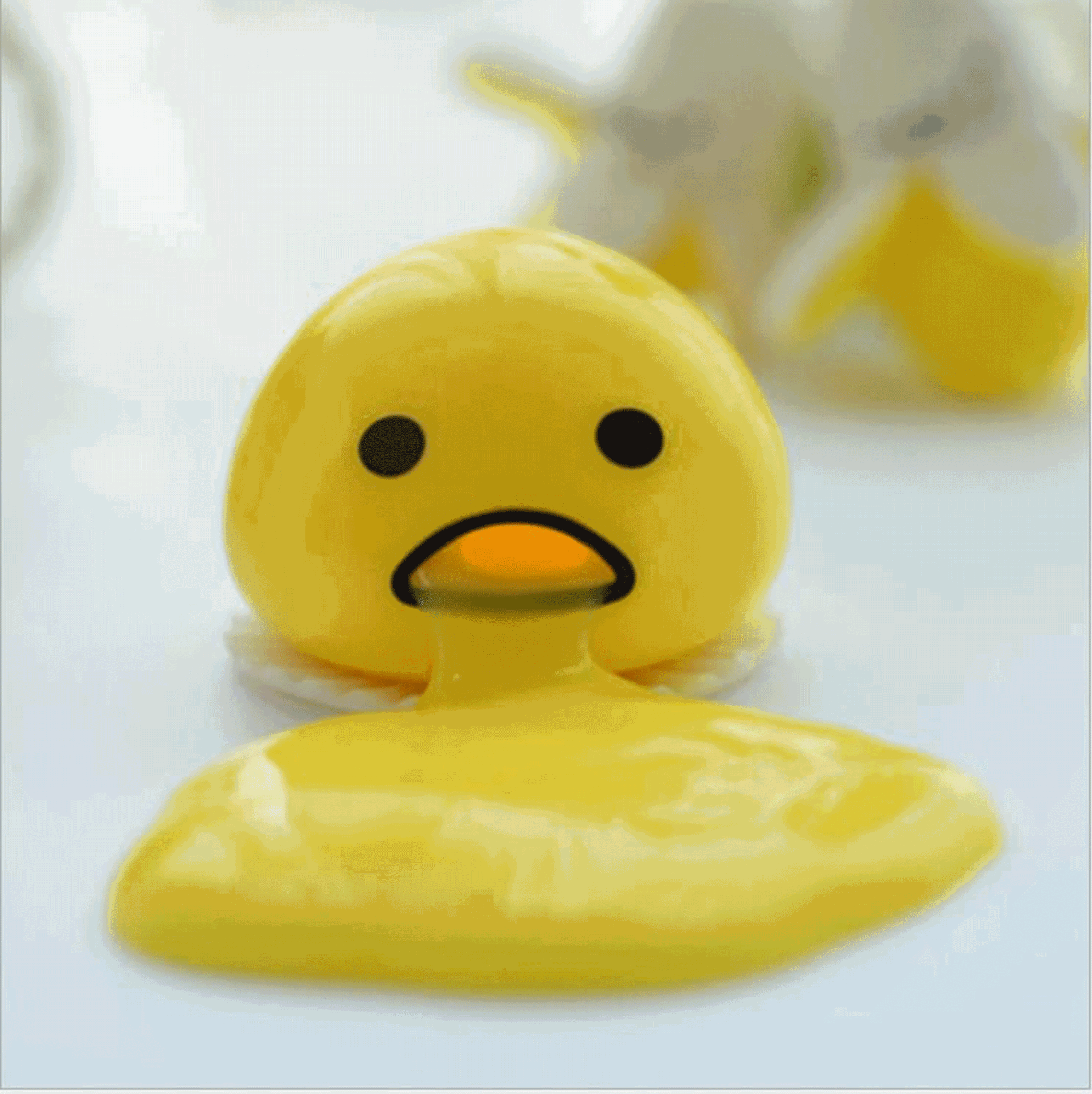 呕吐蛋恶心蛋黄哥 捏捏乐爆款玩具微博同款 台湾懒蛋蛋 厂家直销