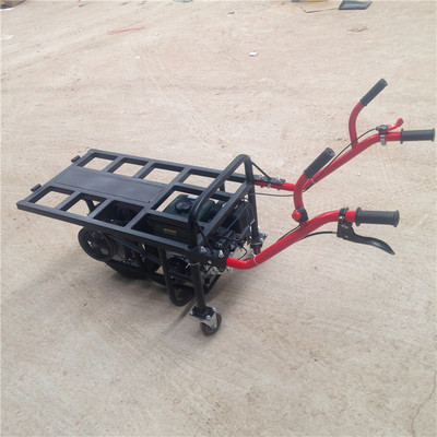 厂家批发汽油机鸡公车 工地小路运输便利斗车 结构小巧农用车